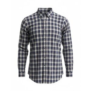 UNTUCKit Barossa WF Navy Plaid Wrinkle Free Button Down Shirt XL Regular 41265